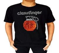 Clawfinger Rock Metal Band Use Your Brain Logo Men's T Shirt Black S