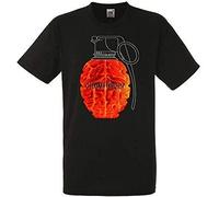 Clawfinger Use Your Brain Cotton Summer T-Shirt Graphics Tee Black Tee Shirt S