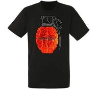 Clawfinger Use Your Brain Mens T-Ahirt Men's Cool Tee Black M