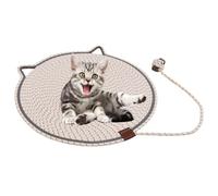 Clawloom Dual Scratching Pad, Celery Pets Cat Scratcher Mat, Clawloom Cat Scratcher, Scratching Pads for Indoor Cats (White,23.62")