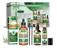 Clawrex Kit de croissance des cheveux à l'huile de romarin, 3 pièces, avec huile de romary, sérum romarin Spary et Roll On Rosemary, stimule la croissance des cheveux et contre la chute des cheveux