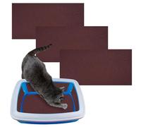 Claws Sandpad - Ensemble de papier de verre de colle | 3 morceaux de broyage de remplacement 50x25 cm avec du grain des années 60S 120 pour les soins de la ferraille pour chats et la planche à gratter