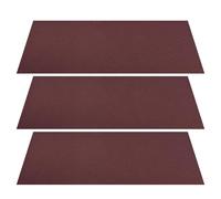 Claws Sandpad - Ensemble de papier de verre de colle | 3 morceaux de broyage de remplacement 50x25 cm avec du grain des années 60S 120 pour les soins de la ferraille pour chats et la planche à gratter