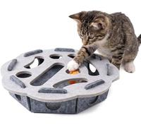Clawsaver Box for Cats, 2026 New Claw Saver Box with 3 Jingle Balls for Indoor,Scratch Puzzle Nail File, Enrichment Toy for Cats Indoor Scratching