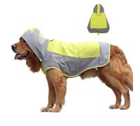 ClawsPurrfect Chien Capuche Imperméable Manteau: Léger Grand Moyen Réfléchissant Pliable Poncho Vert 9