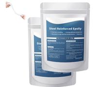 Clay & Putty de réparation multipurpose de haute résistance,adhésif en fer en argile forte,RepairClay rapide de putty époxy, remplissage de réparation moulable pour fissures trous (2PC)