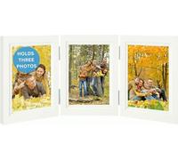 Clay Roberts Triple 6 x 4 Photo Frame, White, Holds 3 Photographs, 38.2 x 17.5 cm