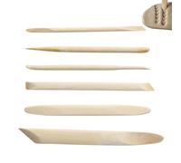 Clay Sculpting Tools Set, Wooden Pottery Craft Cutters Sculpting, 6 Piece