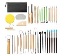 Clay Tools Kit, 38pcs Air Dry Clay Tools for Pottery Polymer Clay Sculpting Tool Kit