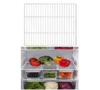 Clayette Congélateur Armature 5mm Sans Garde-Corps Accès Facile | Optimisez l'Espace Vertical Clayette Congélateur Coffre Frigo Organisateur Grille Ajourée(63x53cm/24.8x20.9in)