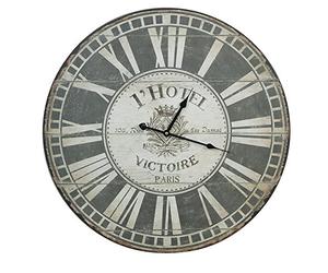 Clayre & Eef 5KL0011 5KL0011 Grande Horloge Murale décorative Noir 60 cm