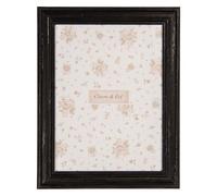 Clayre & Eef Cadre Photo Noir Bois 14x2x19cm