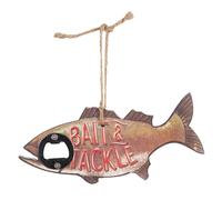 Clayre & Eef Décapsuleur 20x9 cm Multicolore Métal Poissons