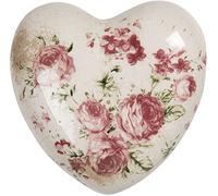 Clayre & Eef Décoration Cœur 11x11x4 cm Multicolore 6CE1183M