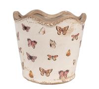 Clayre & Eef Pot de Fleurs d'intérieur Beige 16x13cm