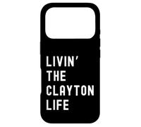 Clayton Vivant la Vie de Clayton Nom Amusant Coque pour iPhone 17 Pro