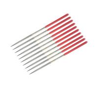 ClAZTyict 10 Pièces à Aiguilles Diamant Ronde, Ensemble de à Aiguilles Diamant Rondes 3 mm X 140 mm pour le Meulage Du Métal, de la Pierre, Du Bois et Du Verre