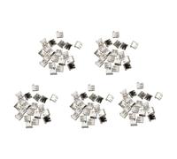 ClAZTyict 100 Pcs USB Type A 4 Broches Dip Angle Droit Fiche Prise Douille Connecteur