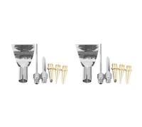 ClAZTyict 12Pcs Kit de Buses de Rechange en Cuivre pour Outils de Soudage Sans Fil pour Fer à Souder à la Flamme Gazeuse Aérée Hs-1115K / Mt-100