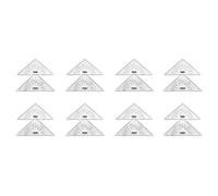 ClAZTyict 16X Graphique Dessin Triple Coin Règle pour Navire Dessin 300mm Grande ÉChelle Triple Coin Règle pour Mesure de Distance Enseignement Ingénierie