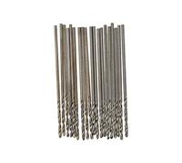 ClAZTyict 20 Pcs 30mm Long 0.8mm Dia Micro HSS foret helicoidal