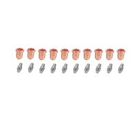 ClAZTyict 20 PièCes SéRies S45 Kit de Consommables PR0110 éLectrodes PD0116 Embouts de Buse AdaptéS pour Torche de DéCoupe Plasma 0.8Mm