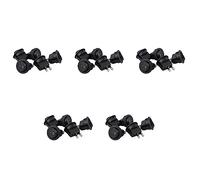 ClAZTyict 25Pcs SPST Noir Bouton Marche/Arret Tour Interrupteur A Bascule 6 A/250 V AC 10 A/125V