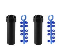ClAZTyict 2pièces 3/4 Pouces Filetage Arroseur Escamotable Entraînement Par Engrenage Tête D'Arroseur de Pelouse Modèle de Cercle Partiel 40°-360°RéGlable