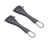 ClAZTyict 2X 3/4 4/4 Violon Fiddle Cordier Style de Colline avec 2Pc Attache-Cordier Corde de Cordier 4 Beaux Tuners en Alliage D'Aluminium Solide et
