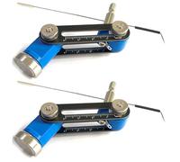 ClAZTyict 2X Signal de Synchronisation Plomb Volant Données Réparation Test PCB Multimètre Aiguille Bricolage Circuit Imprimé électronique Outil de Soudage Sonde (A)