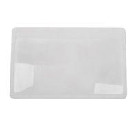 ClAZTyict 3 x Loupe de grossissement Loupe transparente de taille de carte de credit de poche Fresnel