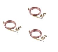 ClAZTyict 3pièces 1500mm Kit de Thermocouple Universel pour Cuisinière à Gaz M6X0.75 avec Thermocouple de Remplacement pour ÉCrou de Débordement (Cinq)