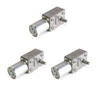 ClAZTyict 3X GW370 12V 6Rpm RéVersible à Engrenages à Vis Sans Fin à Couple ÉLevé Turbo DC Motor 35A