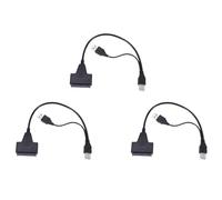 ClAZTyict 3X USB 2.0 vers IDE S- 2.5/3.5 Pouces Adaptateur pour HDD/Ssd Ordinateur Portable Disque Dur Drive Câble Convertisseur