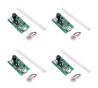 ClAZTyict 4 Pcs 16MM 20MM 1.5-2W Ultrasons Mist Maker Atomiseur Transducteur Atomiseur Film Plaque Accessoires Humidificateur Joint en Caoutchouc