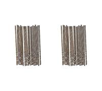 ClAZTyict 40 Pcs 30mm Long 0.8mm Dia Micro-HSS Foret Helicoidal