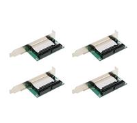 ClAZTyict 4X Carte Compact Flash 40 Broches À Adaptateur Convertisseur 3.5 IDE Panneau de Support Pci