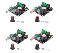ClAZTyict 4X PAM8610 Double Canal DC 12V HD Carte D'Amplificateur Stéréo Audio Pur Numérique Module D'Amplificateur À Haute Puissance Classe D 15W x 2