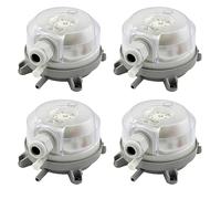 ClAZTyict 4X Pressostat Différentiel D'Air 50-500Pa Commutateur D'Air à Micro-Pression Réglable