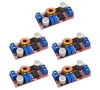 ClAZTyict 5 Pièces 5A DC à DC CC CV Carte de Charge de Batterie au Lithium Convertisseur de Puissance LED 5-32 V à 0,8-30 V Module de Chargeur au Lithium XL4015 Installation Facile Facile à Utiliser