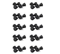 ClAZTyict 50Pcs SPST Noir Bouton Marche/Arret Tour Interrupteur A Bascule 6 A/250 V AC 10 A/125V
