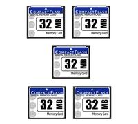 ClAZTyict 5X Carte Mémoire Compact Flash 32 Mo pour Appareil Photo, Machine Publicitaire, Carte Informatique Industrielle