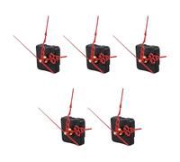 ClAZTyict 5X Haute Qualite Nouveau Quartz Noir Horloge Murale Mouvement Mecanisme de Reparation Kit de Pieces