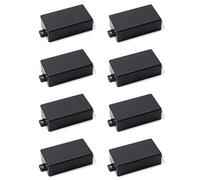 ClAZTyict 8X Couvercle de Ramassage Humbucker Scellé en Plastique pour PièCes de Guitare SQ Pickup (Noir)