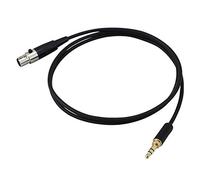 ClAZTyict Jack 3,5 Mm à 3 Broches Mini XLR pour BM800 PC Casque MéLangeur Microphone StéRéO CaméRa Amplificateur 0,5 M