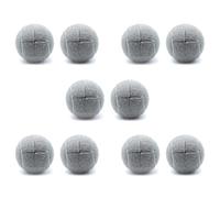 ClAZTyict Lot de 10 Balles de Tennis PréDéCoupéEs pour Pieds de Meubles et Protection de Sol, RevêTement en Feutre RéSistant et, Gris