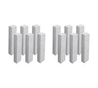 ClAZTyict Lot de 12 Brosses de Nettoyage pour Cuvette de Toilette en Pierre Ponce, Enlever Les Anneaux d'eau Dure, L'Accumulation de Calcium et La Rouille.