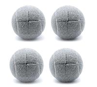 ClAZTyict Lot de 4 Balles de Tennis PréDécoupées pour Pieds de Meubles et Protection de Sol, Revêtement en Feutre Résistant et, Gris