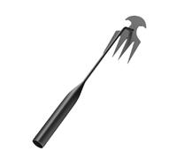 ClAZTyict Outil D'Extraction des Mauvaises Herbes de Jardin, Outil D'Extraction des Mauvaises Herbes de Jardin, Artefact de Désherbage, Outil de Désherbage, 4 Dents en Acier au Manganèse Forgé à la Ma