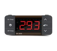 ClAZTyict Régulateur de Température Numérique 220 V, Interrupteur de Chaleur Froide, Capteur de Thermostat de Dégivrage de Réfrigération (EK-3010), Installation Facile